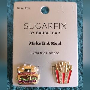 BaubleBar SugarFix Burger and Fries Earrings